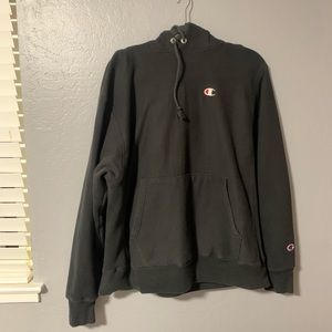 Black Champion Reverse Weave Hoodie